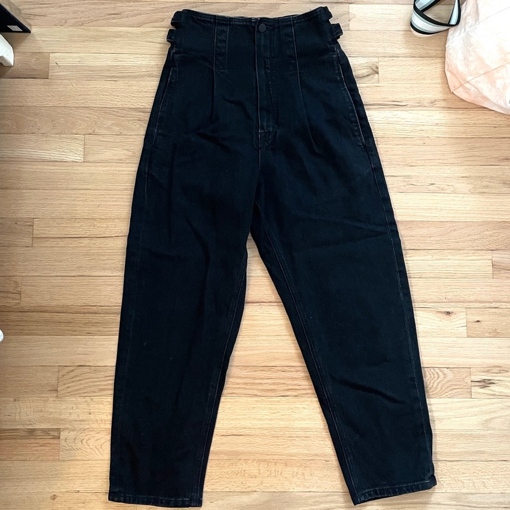 High Rise Black Jeans